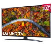 LG 4K UHD, SmartTV webOS 6.0, Procesador de Imagen 4K Quad Core [Clasificación energética G], 43UP81006LR