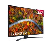 LG 4K UHD, SmartTV webOS 6.0, Procesador de Imagen 4K Quad Core [Clasificación energética G], 43UP81006LR