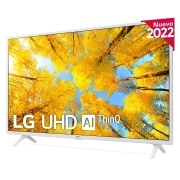 LG Televisor LG 4K UHD, Procesador de Gran Potencia 4K a5 Gen 5, compatible con formatos HDR 10, HLG y HGiG, Smart TV webOS22., 43UQ76906LE