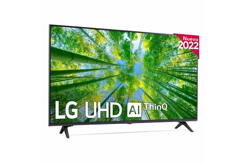 LG Televisor LG 4K UHD, Procesador de Gran Potencia 4K a5 Gen 5, compatible con formatos HDR 10, HLG y HGiG, Smart TV webOS22., 43UQ80006LB