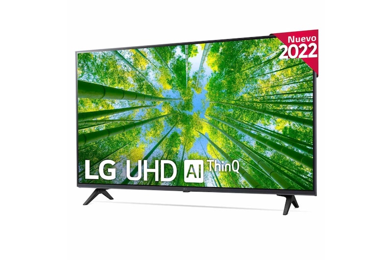 LG Televisor LG 4K UHD, Procesador de Gran Potencia 4K a5 Gen 5, compatible con formatos HDR 10, HLG y HGiG, Smart TV webOS22., 43UQ80006LB