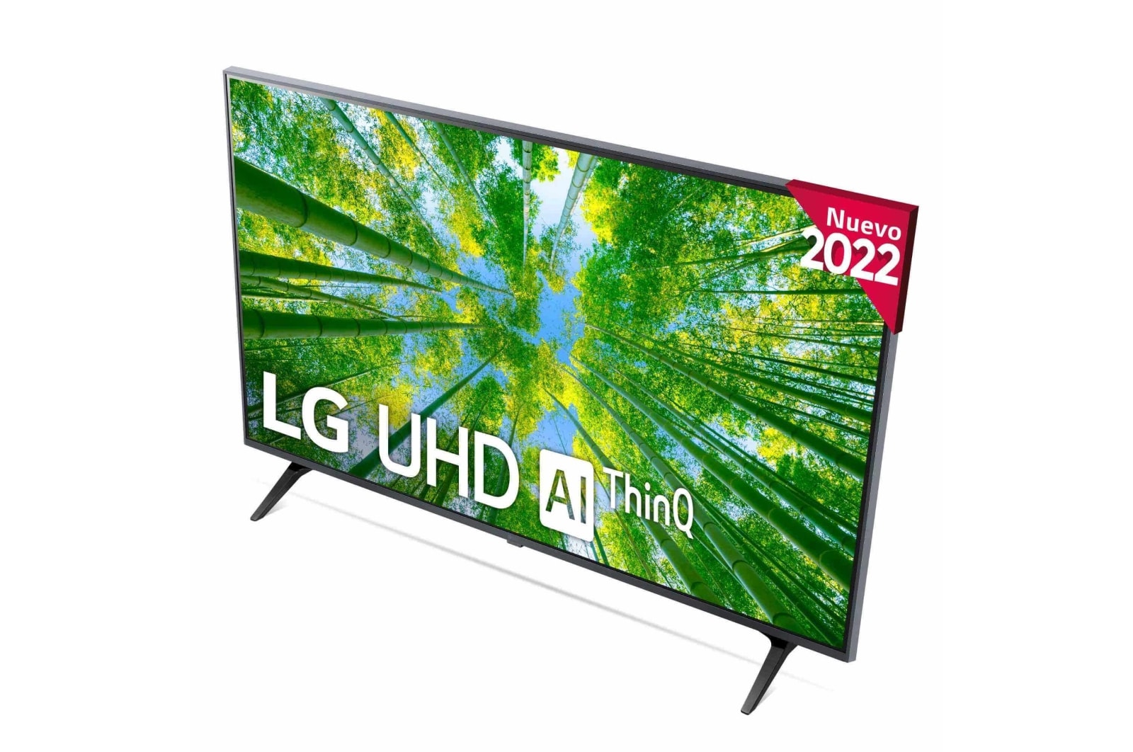 LG Televisor LG 4K UHD, Procesador de Gran Potencia 4K a5 Gen 5, compatible con formatos HDR 10, HLG y HGiG, Smart TV webOS22., 43UQ80006LB
