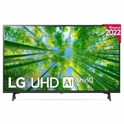 LG Televisor LG 4K UHD, Procesador de Gran Potencia 4K a5 Gen 5, compatible con formatos HDR 10, HLG y HGiG, Smart TV webOS22., 43UQ80006LB