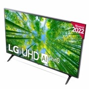 LG Televisor LG 4K UHD, Procesador de Gran Potencia 4K a5 Gen 5, compatible con formatos HDR 10, HLG y HGiG, Smart TV webOS22., 43UQ80006LB