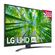 LG Televisor LG 4K UHD, Procesador de Gran Potencia 4K α5 Gen 5, compatible con formatos HDR 10, HLG y HGiG, Smart TV webOS22., 43UQ81006LB