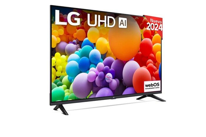 LG 43 pulgadas TV LG UHD AI 4K serie UT73  con Smart TV WebOS24, 43UT73006LA