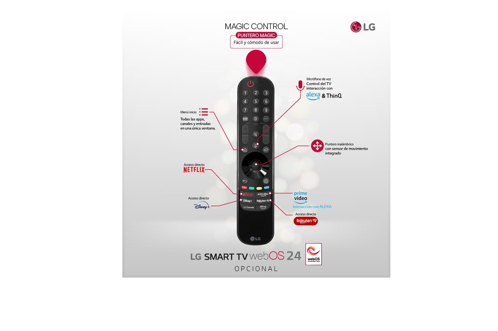 LG 43 pulgadas TV LG UHD AI 4K serie UT73  con Smart TV WebOS24, 43UT73006LA