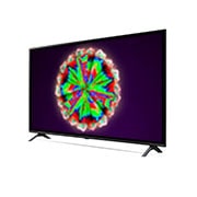 LG 55NANO806NA - Smart TV 4K UHD NanoCell 139 cm (55") con Inteligencia Artificial, Procesador Inteligente Quad Core, Deep Learning, HDR10 Pro, HLG, Sonido Ultra Surround, 4xHDMI 2.0, 2xUSB 2.0, Bluetooth 5.0, WiFi [Clase de eficiencia energética G], 55NANO806NA