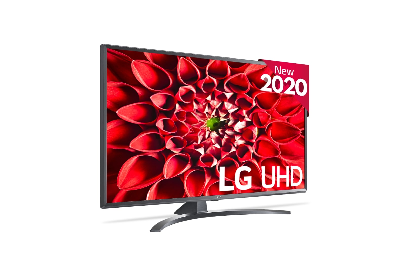 Vista frontal de LG 49UN74006LB SMART TV UHD 4K - Smart TV con Inteligencia Artificial, 123cm (49&#34;), Procesador Inteligente Quad Core, HDR 10 Pro, HLG, Sonido Ultra Surround, LED, F 49UN74006LB