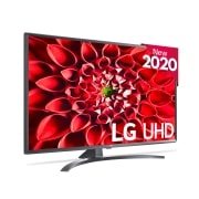 Vista frontal de LG 49UN74006LB SMART TV UHD 4K - Smart TV con Inteligencia Artificial, 123cm (49&#34;), Procesador Inteligente Quad Core, HDR 10 Pro, HLG, Sonido Ultra Surround, LED, F 49UN74006LB