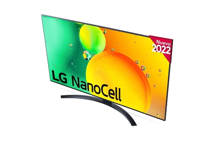 LG Televisor LG 4K Nanocell, Procesador de Gran Potencia 4K a5 Gen 5, compatible con formatos HDR 10, HLG y HGiG, Smart TV webOS22, 50NANO766QA