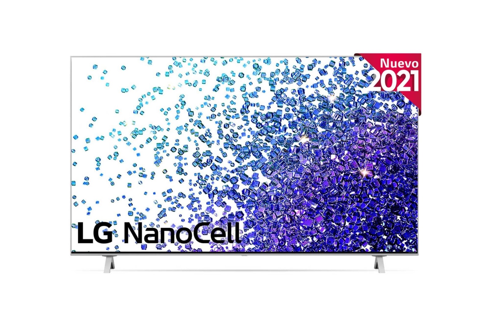 Vista frontal del LG NanoCell TV