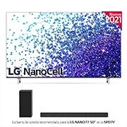 LG 4K NanoCell, SmartTV webOS 6.0, Procesador de Imagen 4k Quad Core [Clase de eficiencia energética G], 50NANO776PA