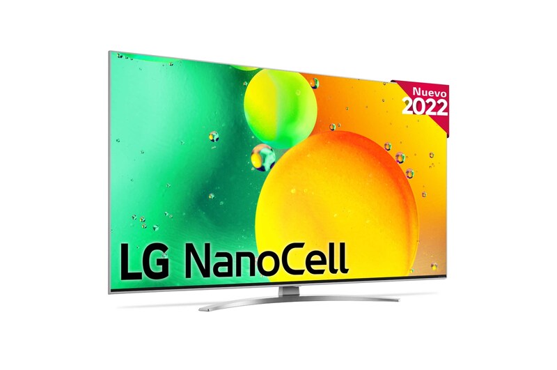 LG Televisor LG 4K Nanocell, Procesador de Gran Potencia 4K a5 Gen 5, compatible con formatos HDR 10, HLG y HGiG, Smart TV webOS22, 50NANO786QA