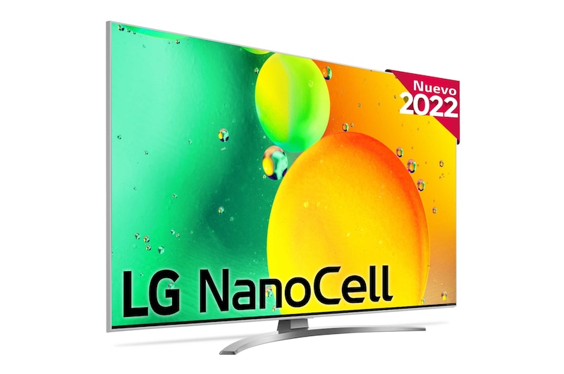 LG Televisor LG 4K Nanocell, Procesador de Gran Potencia 4K a5 Gen 5, compatible con formatos HDR 10, HLG y HGiG, Smart TV webOS22, 50NANO786QA