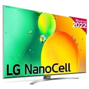 LG Televisor LG 4K Nanocell, Procesador de Gran Potencia 4K a5 Gen 5, compatible con formatos HDR 10, HLG y HGiG, Smart TV webOS22, 50NANO786QA