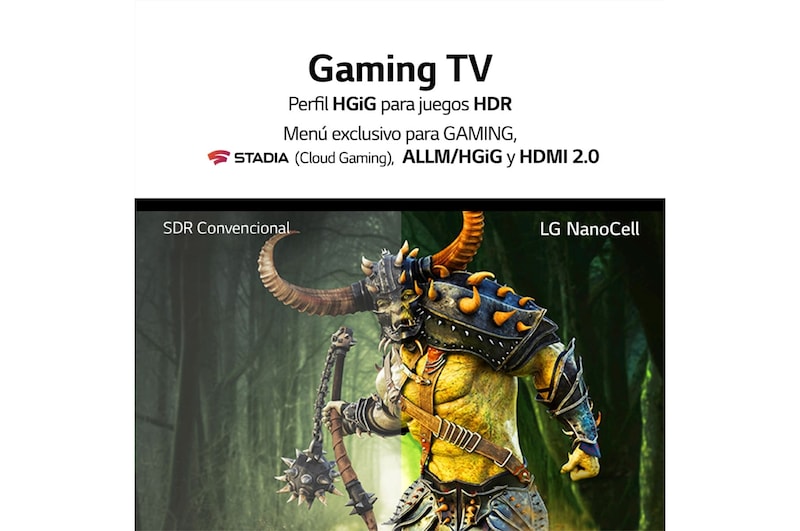 LG 4K NanoCell, SmartTV webOS 6.0, Procesador de Imagen 4k Quad Core,  [Clase de eficiencia energética G], 50NANO796PB