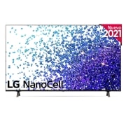 Vista frontal del LG NanoCell TV