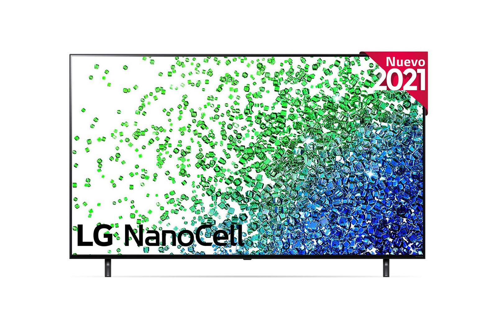 Vista frontal del LG NanoCell TV