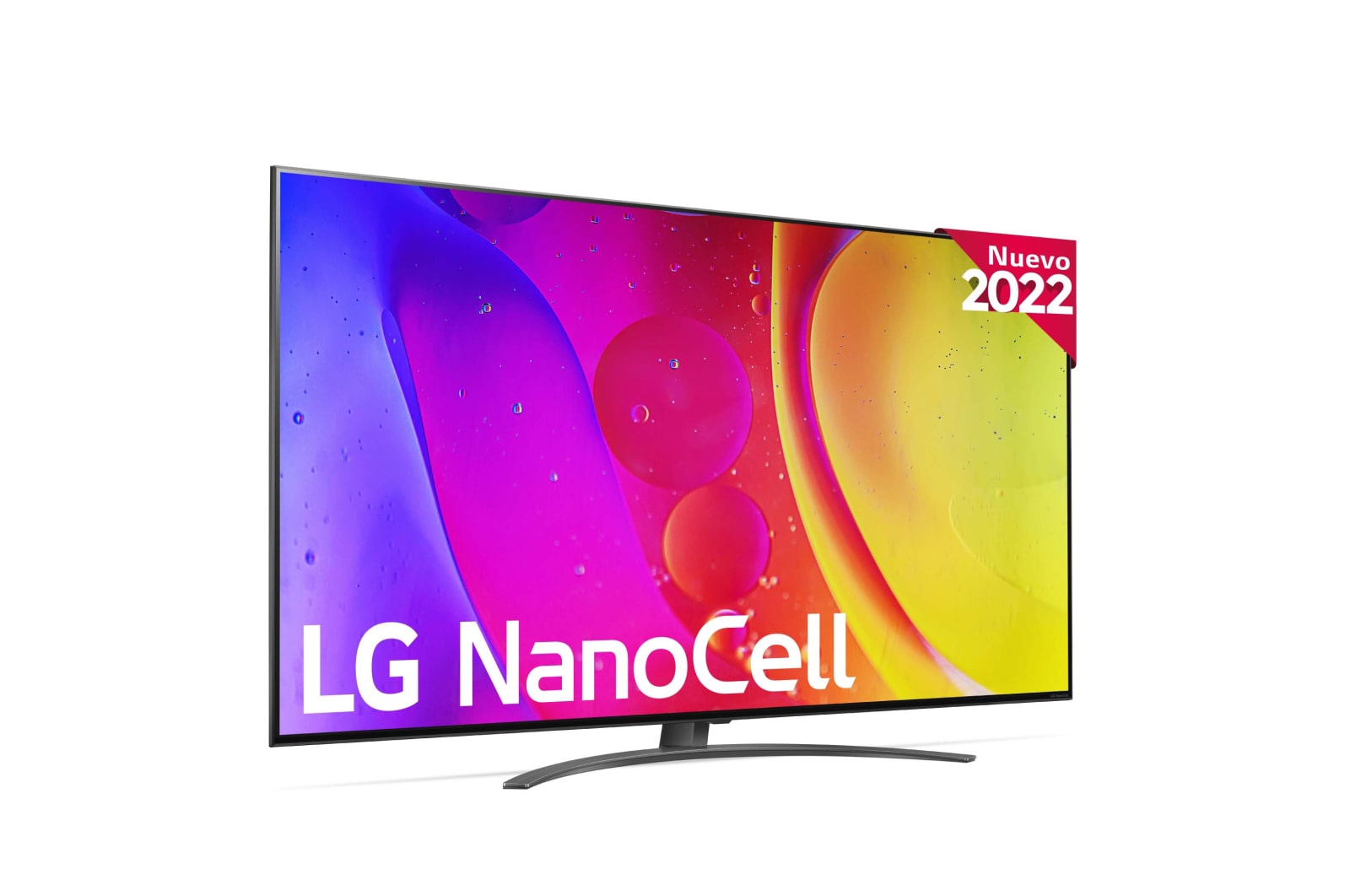 Vista frontal de Televisor LG 4K Nanocell, Procesador de Gran Potencia 4K a5 Gen 5, compatible con formatos HDR 10, HLG y HGiG, Smart TV webOS22 50NANO816QA