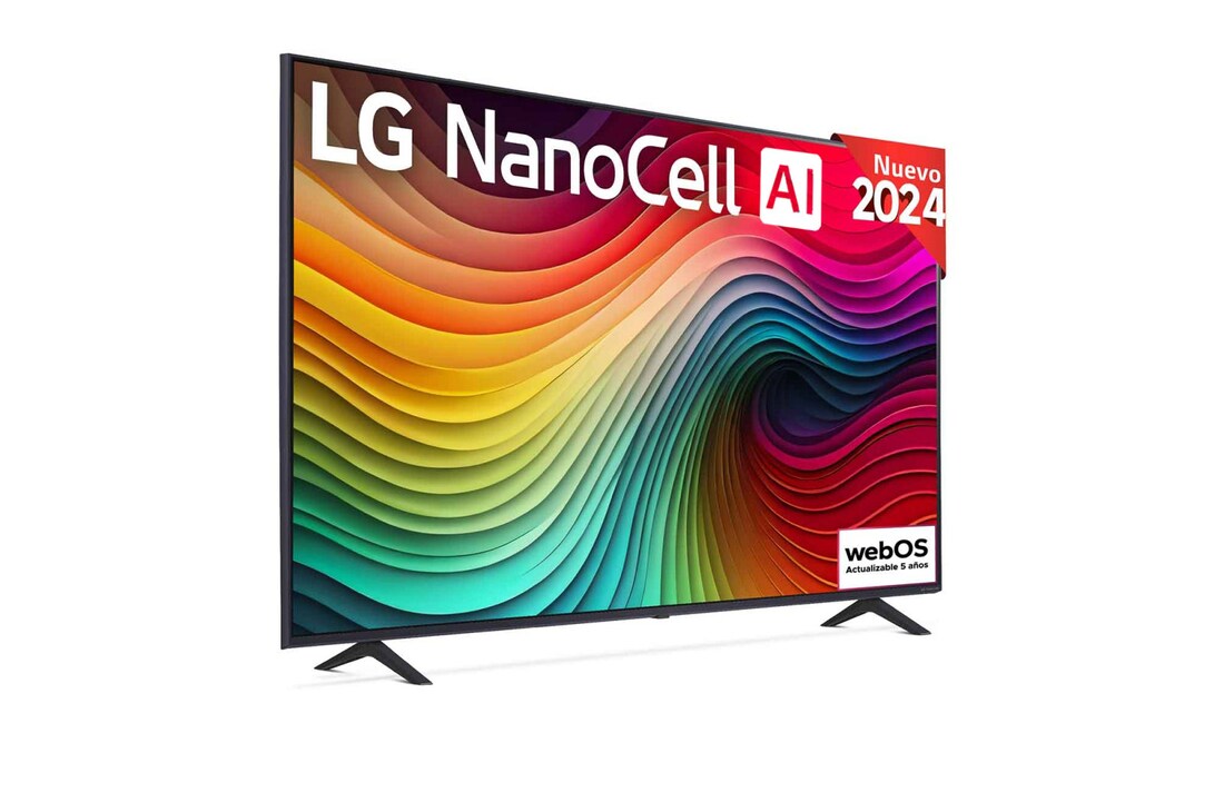 LG Outlet 50 pulgadas TV LG NANOCELL 4K serie NANO81 con Smart TV WebOS24, 50NANO81T6A.OUTLET