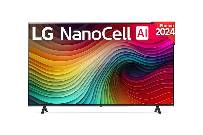 LG 50 pulgadas TV LG NANOCELL 4K serie AI NANO81  con Smart TV WebOS24, 50NANO81T6A