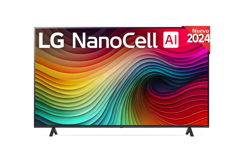 LG Outlet 50 pulgadas TV LG NANOCELL 4K serie NANO81 con Smart TV WebOS24, 50NANO81T6A.OUTLET