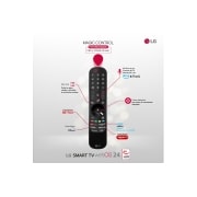 LG 50 pulgadas TV LG NANOCELL 4K serie AI NANO82  con Smart TV WebOS24, 50NANO82T6B