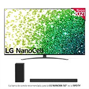 LG 4K NanoCell, SmartTV webOS 6.0, Procesador Inteligente 4K α7 Gen4 con AI, HDR Dolby Vision, DOLBY ATMOS [Clase de eficiencia energética G], 50NANO866PA