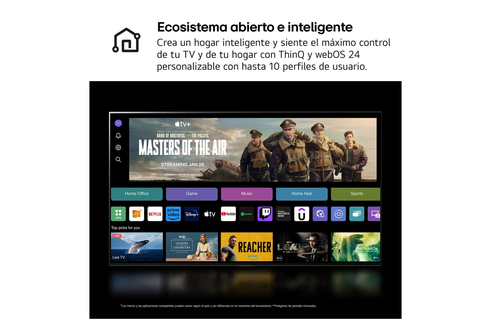 LG 50 pulgadas Smart TV LG QNED80 AI 4K 2024, 50QNED80T6A