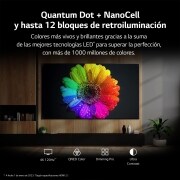 LG TV LG  QNED 4K de 50'' Serie 81, Procesador Gran Potencia, HDR10 / Dolby Digital Plus, Smart TV webOS23, perfecto para Gaming., 50QNED816RE