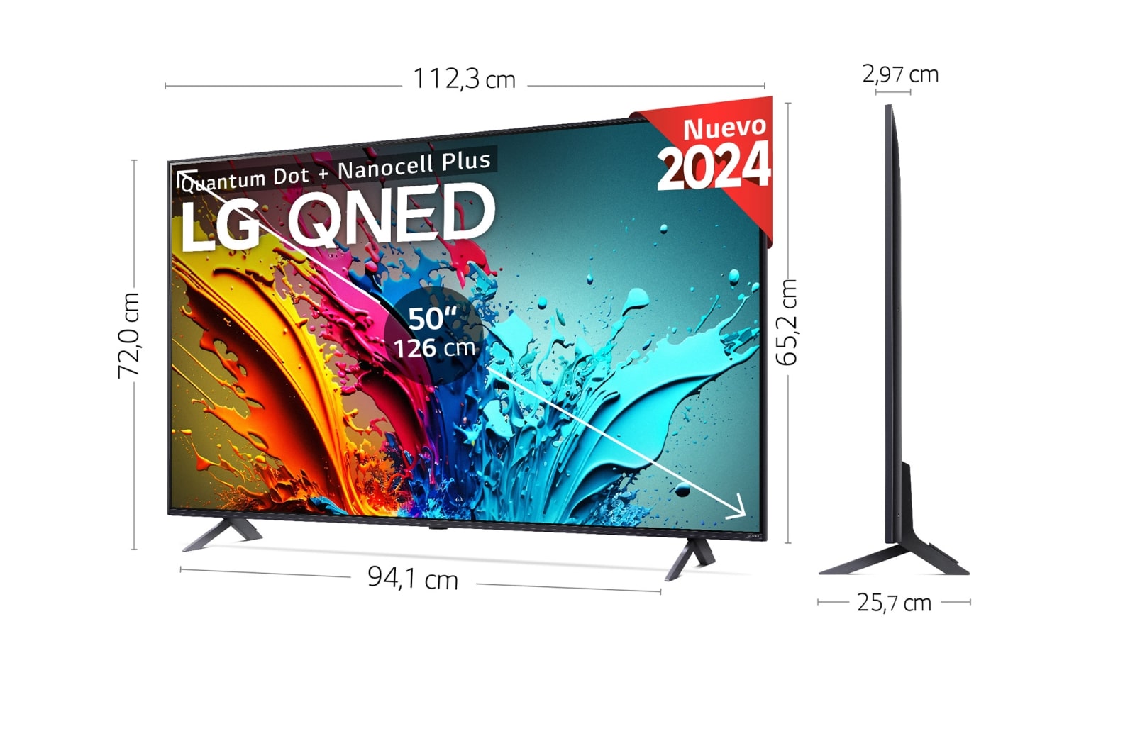 LG 50 pulgadas Smart TV LG QNED85 AI 4K 2024, 50QNED85T6A