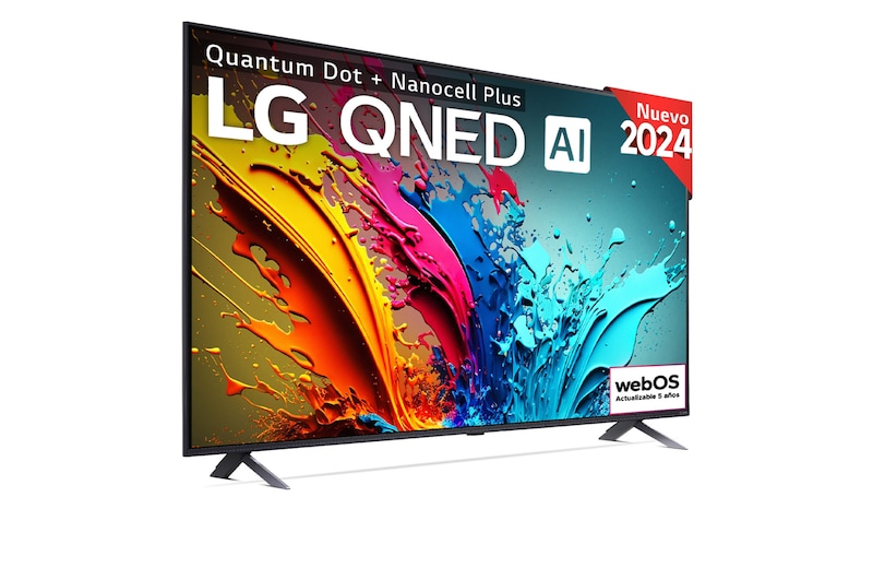 LG Outlet 50 pulgadas Smart TV LG QNED85 AI 4K 2024, 50QNED85T6A.OUTLET