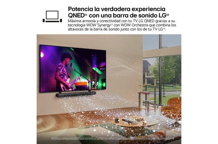 LG 50 pulgadas Smart TV LG AI QNED87 4K 2024, 50QNED87T6B