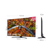 LG 4K UHD, SmartTV webOS 6.0, Procesador de Imagen 4K Quad Core [Clasificación energética G], 50UP81006LA