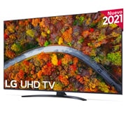 LG 4K UHD, SmartTV webOS 6.0, Procesador de Imagen 4K Quad Core [Clasificación energética G], 50UP81006LA