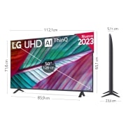 LG TV LG  UHD 4K de 50'' Serie 78, Procesador Alta Potencia, HDR10 / Dolby Digital Plus, Smart TV webOS23., 50UR78006LK
