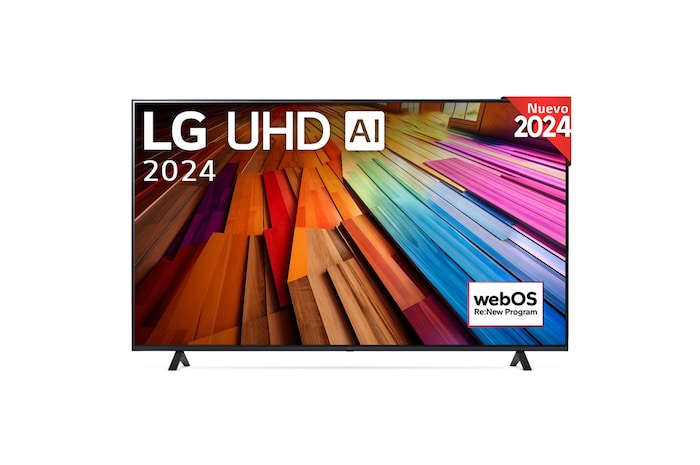 LG 50 pulgadas TV LG UHD AI 4K serie UT80  con Smart TV WebOS24, 50UT80006LA