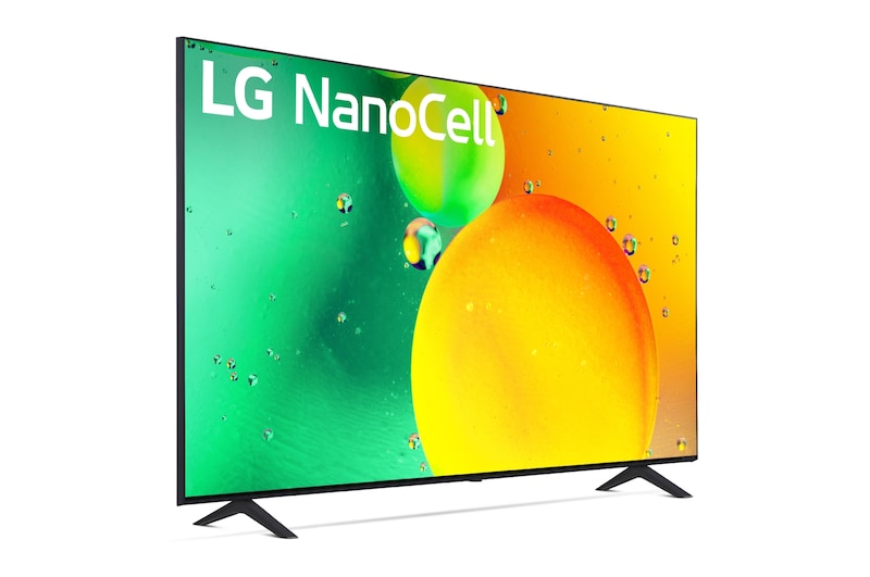 LG Televisor LG 4K Nanocell, Procesador de Gran Potencia 4K a5 Gen 5, compatible con formatos HDR 10, HLG y HGiG, Smart TV webOS22, 55NANO756QC