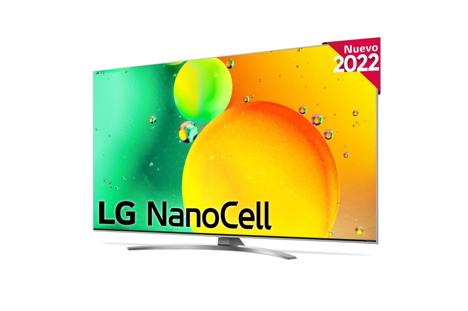 LG Televisor LG 4K Nanocell, Procesador de Gran Potencia 4K a5 Gen 5, compatible con formatos HDR 10, HLG y HGiG, Smart TV webOS22, 55NANO786QA