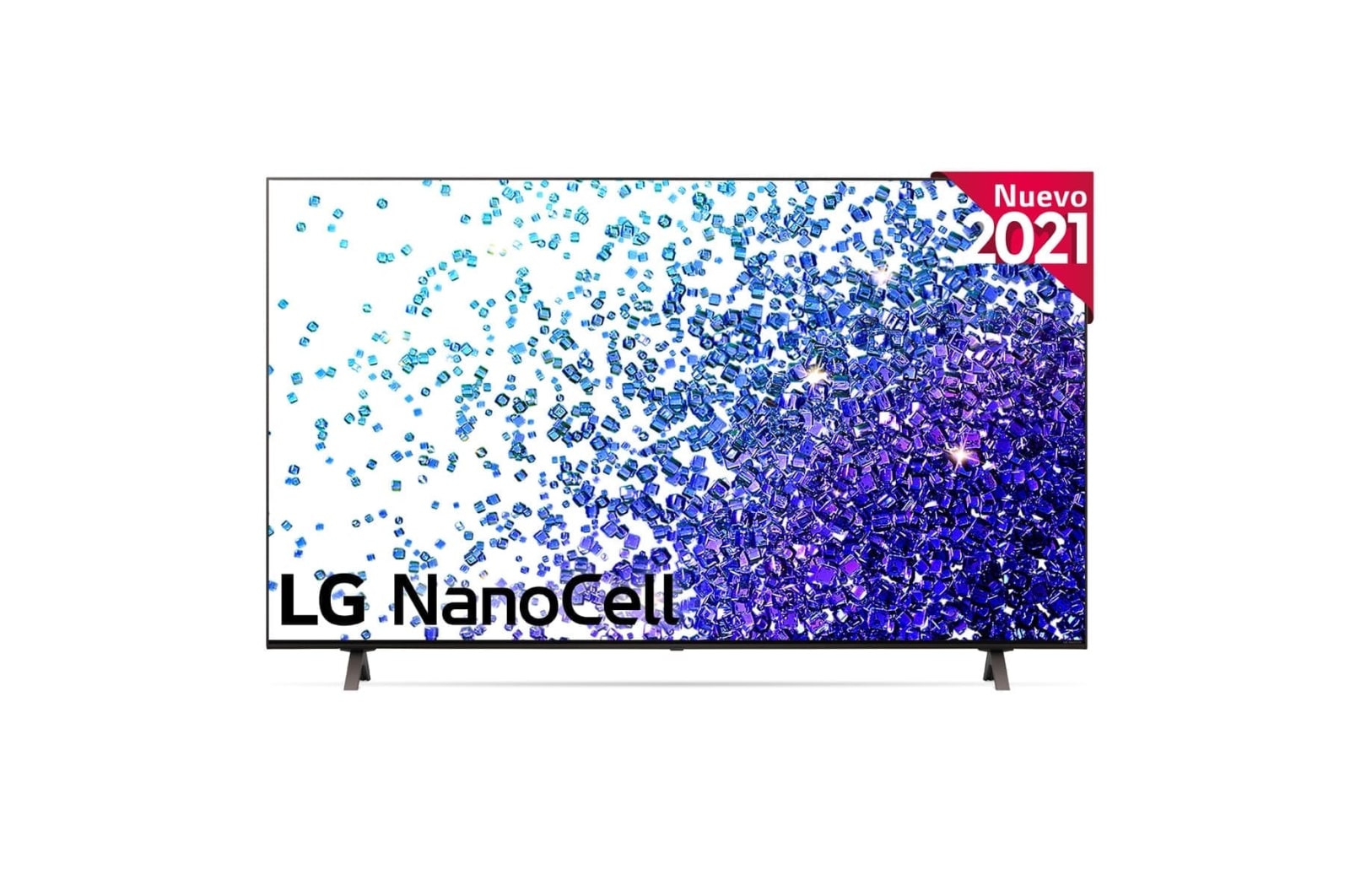 Vista frontal del LG NanoCell TV