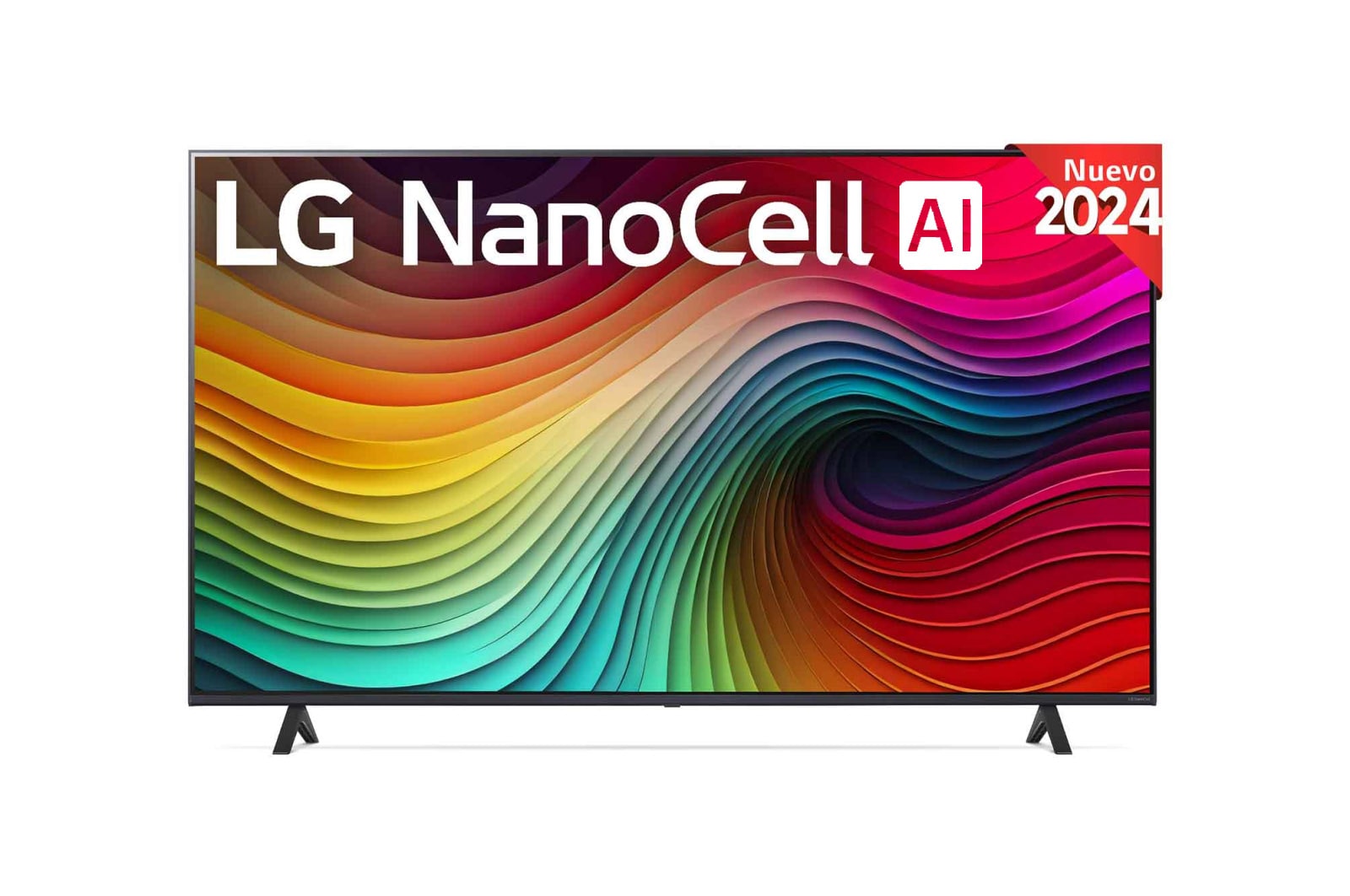 LG 55 pulgadas TV LG NANOCELL 4K serie AI NANO81  con Smart TV WebOS24, 55NANO81T6A