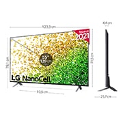 LG 4K NanoCell, SmartTV webOS 6.0, Procesador Inteligente 4K α7 Gen4 con AI, HDR Dolby Vision, DOLBY ATMOS [Clase de eficiencia energética G], 55NANO856PA