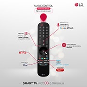 LG 4K NanoCell, SmartTV webOS 6.0, Procesador Inteligente 4K α7 Gen4 con AI, HDR Dolby Vision, DOLBY ATMOS [Clase de eficiencia energética G], 55NANO856PA