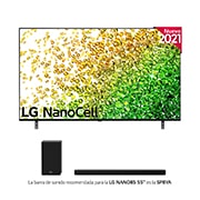 LG 4K NanoCell, SmartTV webOS 6.0, Procesador Inteligente 4K α7 Gen4 con AI, HDR Dolby Vision, DOLBY ATMOS [Clase de eficiencia energética G], 55NANO856PA