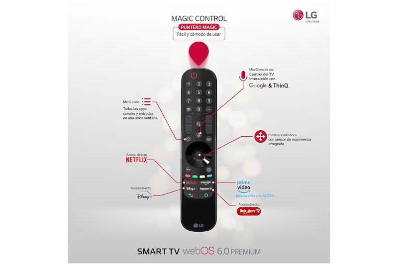 LG 4K NanoCell, SmartTV webOS 6.0, Procesador Inteligente 4K α7 Gen4 con AI, HDR Dolby Vision, DOLBY ATMOS [Clase de eficiencia energética G], 55NANO856PA