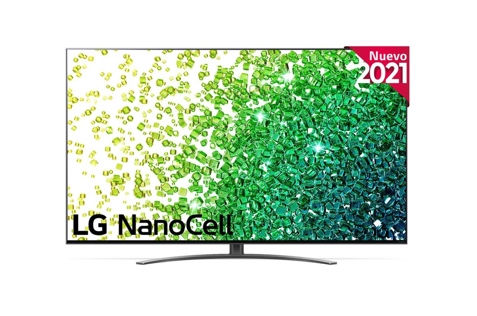 Vista frontal del LG NanoCell TV