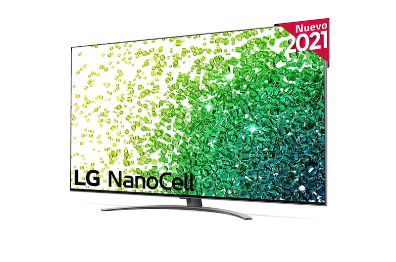 LG 4K NanoCell, SmartTV webOS 6.0, Procesador Inteligente 4K α7 Gen4 con AI, HDR Dolby Vision, DOLBY ATMOS [Clase de eficiencia energética G], 55NANO866PA