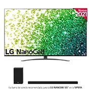 LG 4K NanoCell, SmartTV webOS 6.0, Procesador Inteligente 4K α7 Gen4 con AI, HDR Dolby Vision, DOLBY ATMOS [Clase de eficiencia energética G], 55NANO866PA