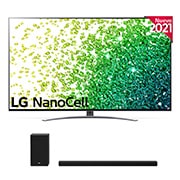 LG 4K NanoCell, SmartTV webOS 6.0, Procesador Inteligente 4K α7 Gen4 con AI, HDR Dolby Vision, DOLBY ATMOS [Clase de eficiencia energética G], 55NANO886PB